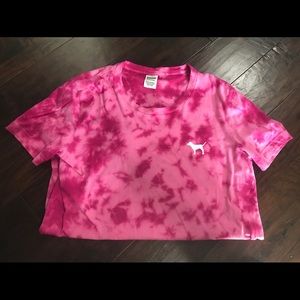 PINK tie dye oversized tee NOT ABAILABLE